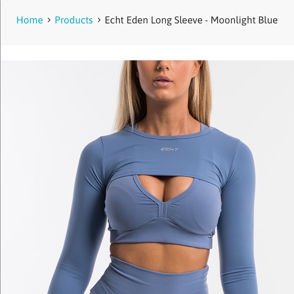ECHT Eden Long sleeve-Moonlight blue